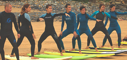 cursos de iniciación al surf en Bizkaia
